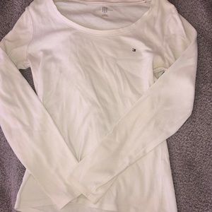 Tommy Hilfiger white long sleeved shirt